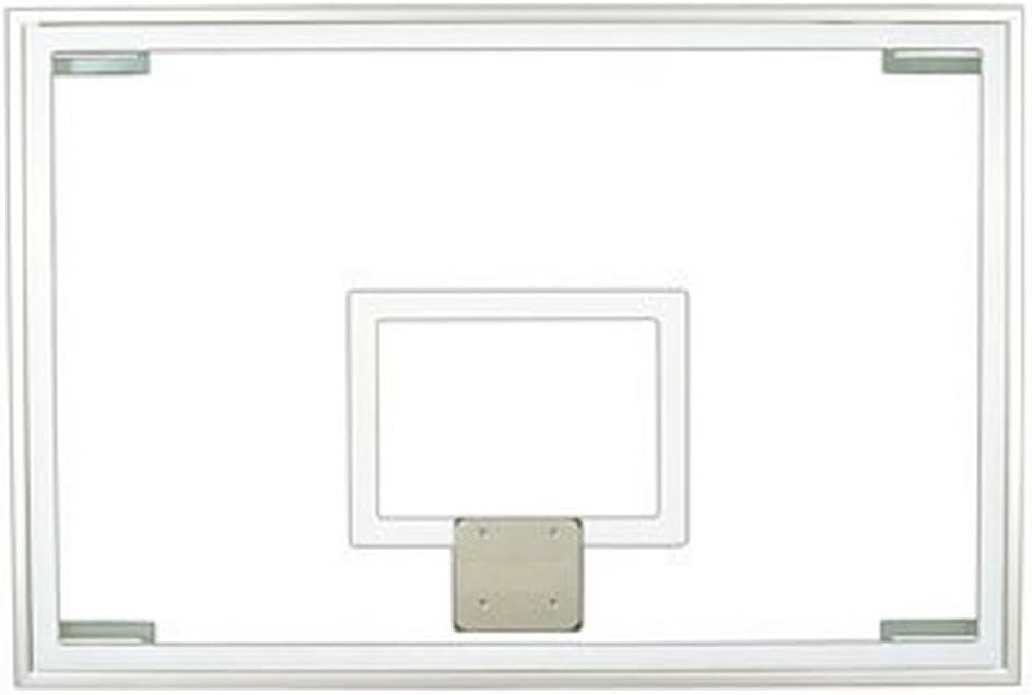 First Team FT236 Tempered Glass 48 X 72 in. Official Glass Backboard44; Black