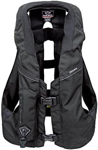 Hit-Air MLV Airbag Vest – Motorcycle Safety Vest with Automatic CO2 Deployment – Lightweight, Reusable, Adjustable Fit – Unisex Protective Riding Harness