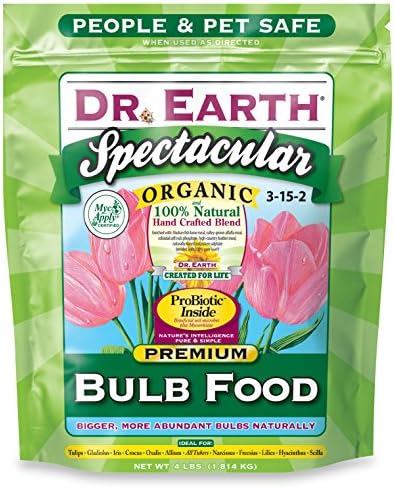 Dr. Earth 700P Organic 1 Bulb Fertilizer in Poly Bag, 4-Pound,Multi