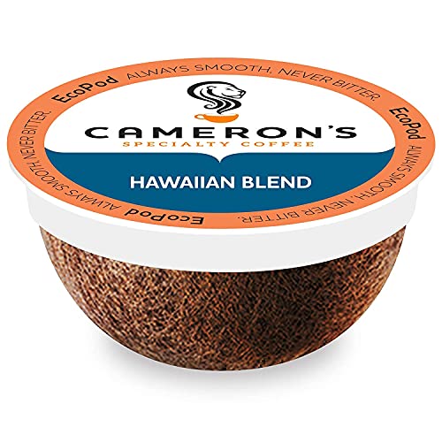 Cameron's Coffee Single Serve Pods, Kona Blend, 32 Count (Pack of 1)