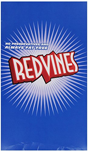 Red Vines Licorice Twists, Original Red Flavor, Soft & Chewy Candy, 4 Ounce (Pack of 24)