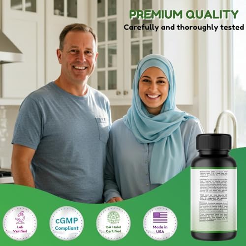 SHIFAA NUTRITION Halal Multivitamins for Women, Men & Adults, 30 Servings | Iron, Vitamin A, B6, B12, Biotin, Niacin, C, D3, E, Zinc, Calcium