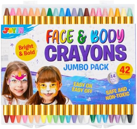 42PCS Face and Body Paint Crayons