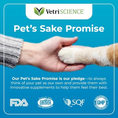 VetriScience Composure Calming Chews for Cats – Supports Relaxation & Balanced Behavior During Travel & Vet Visits, Daily Stress & Anxiety Support Supplement, Chicken Flavor, 30 Count