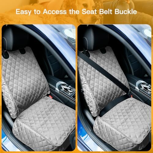PETICON Waterproof Front Seat Car Cover 2 Pack, Full Protection