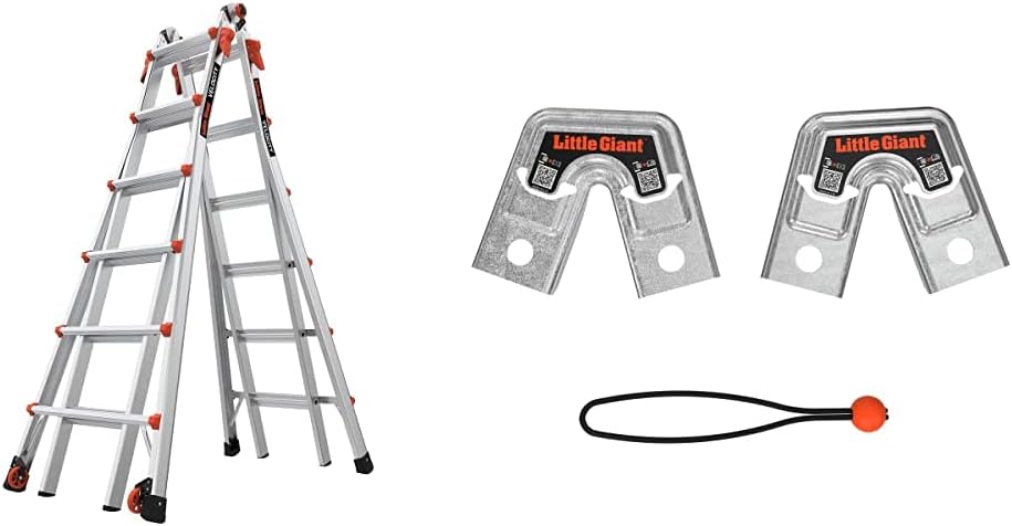 Little Giant Velocity, Aluminum Ladder, 14 ft Reach, 15413-001 | Telescoping Multi-Position Ladder with Extension, A-Frame, 90-Degree & Trestle Modes, 300 lbs. Rating