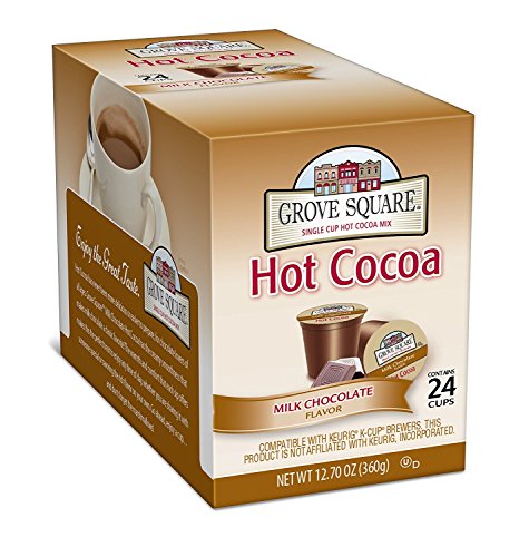 Grove Square Hot Cocoa Dark Chocolate, 24 Single Serve Cups
