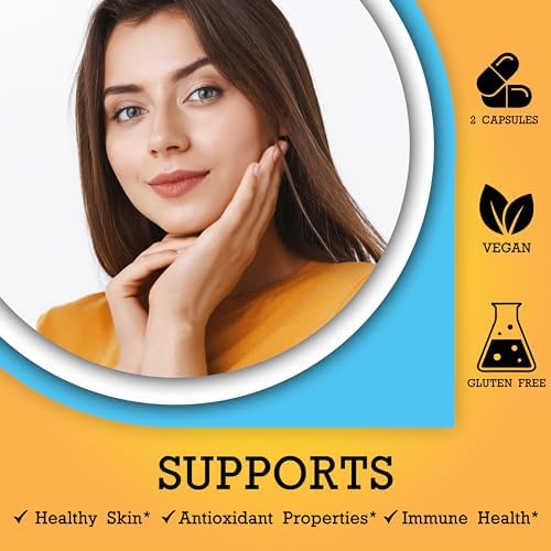 Skin Care Supplement Capsules - Nicotinamide/Niacinamide/Niacin 500mg (Vitamin B3) and Polypodium Leucotomos (Fern Extract) 480mg