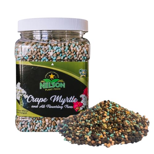 Crape Myrtle & All Flowering Trees Desert Willow Mimosa Orchid Tree Indoor Outdoor Container Grown Granular Fertilizer NutriStar 10-15-9 (2 lb.)