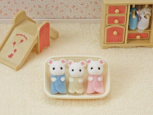Sylvanian Families Epoch Doll [Silk Cat Baby] Ni-89 ST Mark Certified, for Ages 3 and Up, Toy, Doll House, Sylvanian Families, Epoch