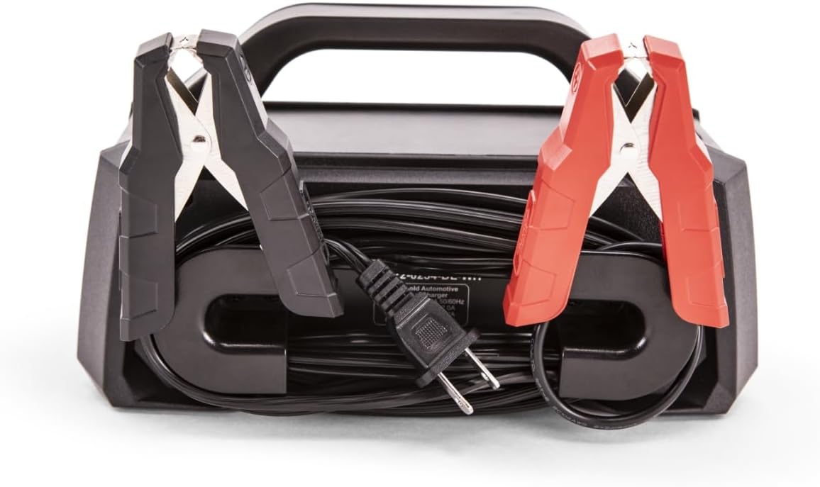 Battery Tender 15 AMP Battery Charger and Maintainer - 12V Switchable 15 AMP / 8 AMP / 2 AMP - Selectable Chemistry Standard AGM Gel - LCD Display