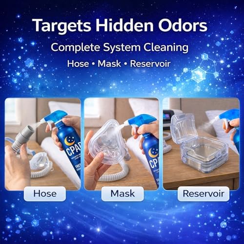 Equipment Cleanser and Deodorizer and Brush Set Combo, Removes Odors, Gentle Formula, Easy Application