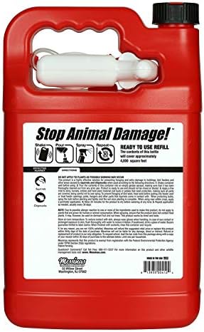 Squirrel Stopper Repellent Spray - Chipmunk & Squirrel Deterrent for Bird Feeders, Garden & Homes - Weather-Resistant Formula - Scent, Taste & Touch Barrier - Safe Around Kids & Pets - 32oz