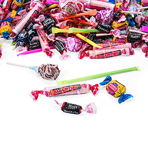 Fun Express Bulk Candy Variety Pack, 9 lb, 1000 Pcs | Individually Wrapped, Assorted Candy Mix, For 4th of July, Halloween, Piñata Filler