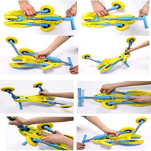 MEKBOK Fly Bike Foldable Indoor/Outdoor Toddlers Glide Tricycle - Blue