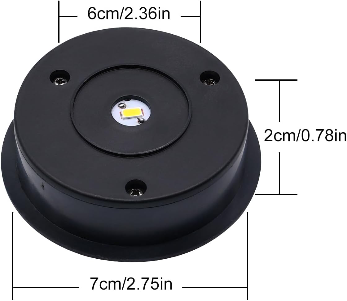 Solar Light Replacement Top Parts 4 Pack(Top Size 3.31 inch