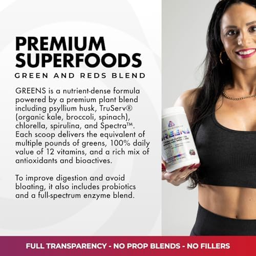 Core Nutritionals Greens, Digestive Support, Berry Bliss, 30 Servings