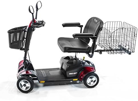 Pride Mobility Go-Go Sport 4-wheel Travel Pride Electric Scooter+ Rear Basket