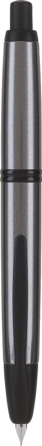 PILOT Vanishing Point Collection Refillable & Retractable Fountain Pen, Matte Black Barrel, Blue Ink, Fine Nib (60580)