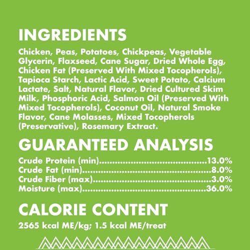Buddy Biscuits Soft & Chewy Grain Free Cat Treats, Chicken, 3 oz. Pouch