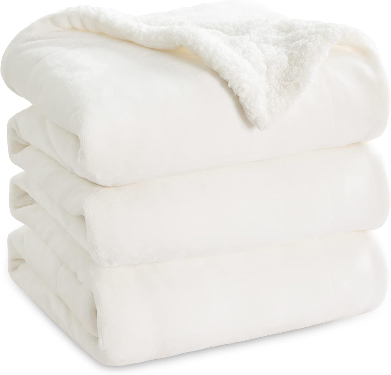 Bedsure GentleSoft Sherpa Fleece Throw Blanket for Couch, Non-Heated, Thick & Warm Cozy Blanket for Winter Fall, Soft Fuzzy Plush Throw Gifts for Women and Men, Grey, 50x60 Inches