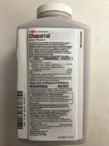 Dow AgroSciences Chapparal Herbicide 1.25# Aminopyralid Range and Pasture Weed Control
