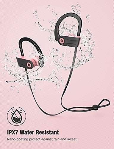 Otium Bluetooth Earbuds Wireless Headphones Bluetooth Headphones, Sports Earbuds, IPX7 Waterproof Stereo Earphones for Gym Running 15 Hours Playtime Sound Isolation Headsets,Black.
