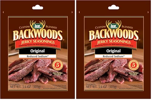 LEM Products Backwoods Reduced Sodium Original Jerky Seasoning, 3.6 oz
