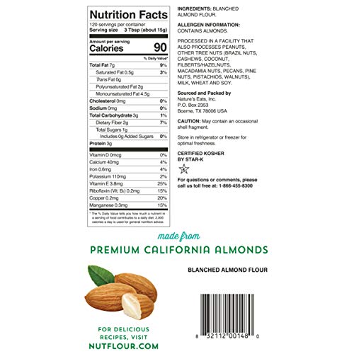 Nature's Eats Blanched Almond Flour, 64 Ounce