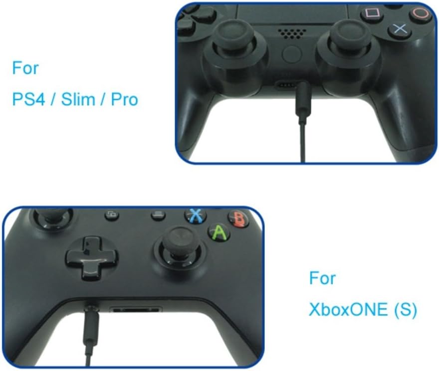 GDreamer PS4 Headset with Volume Control & Retractable Cable for Playstation 4 Gaming Consoles