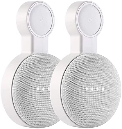 2Pack Google Mini Wall Mount, Cord Management for Google Mini Smart Speaker