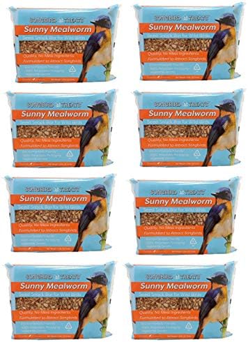 Wildlife Sciences Songbird Treats Seed Bars | 8 Pack of 2 lb Bird Seed Cakes for Wild Birds (Wild Bird Buffet)