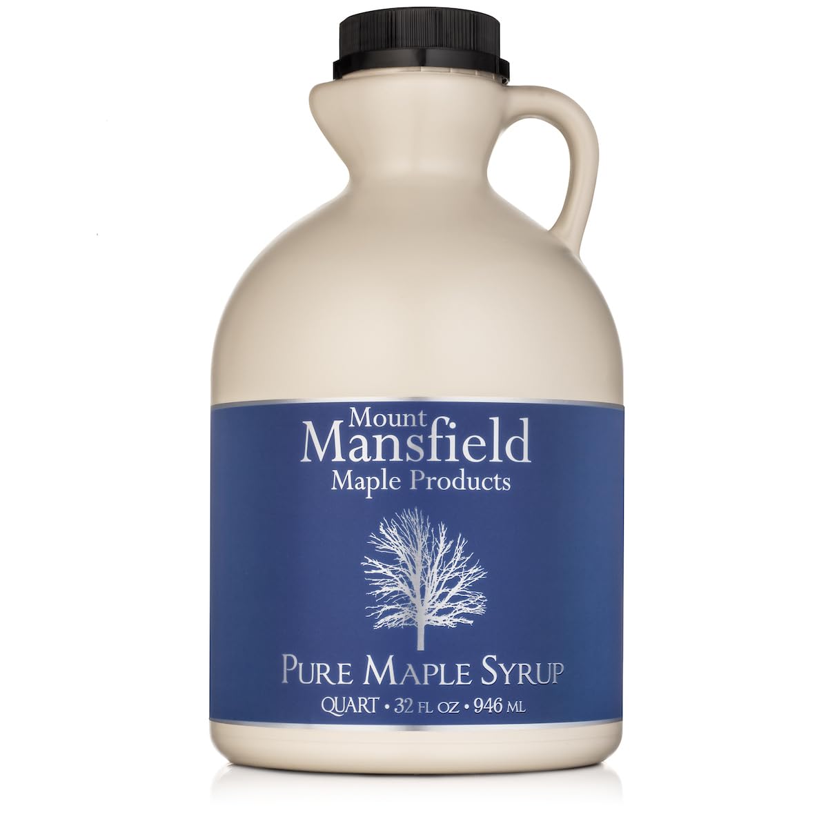 Mansfield Maple Pure Vermont Maple Syrup in Plastic Jug (Grade A Golden Delicate, Pint)