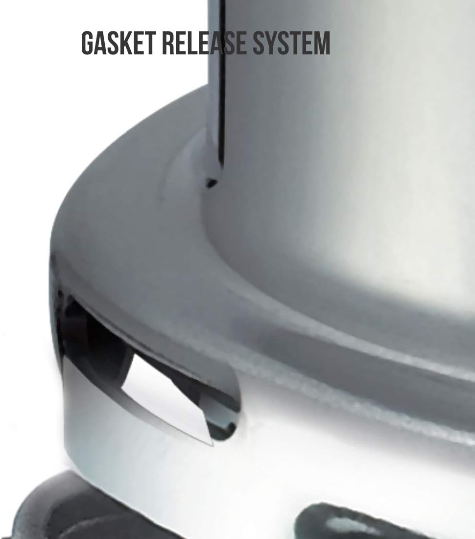 Prestige Popular Aluminum Pressure Cooker, 5 L, Silver