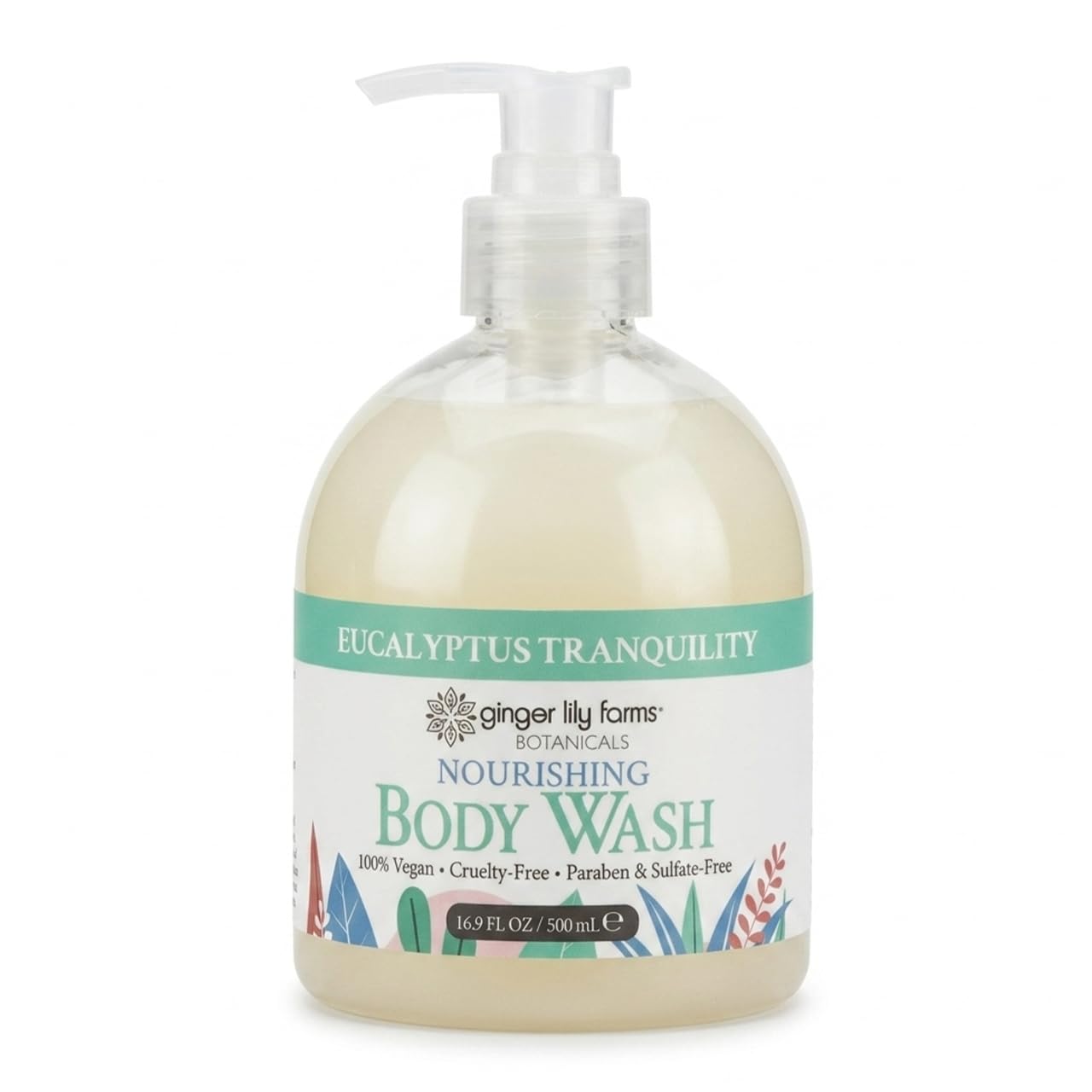 Ginger Lily Farms 1 gal Nourishing Body Wash, Citrus Blend Scent | for Hands, Body & Hair, Moisturizing Wash, Salon Wash, Spa Cleanser, Salon & Spa Essentials, Manicure & Pedicure Supplies