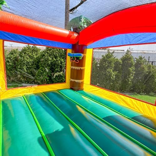 JumpOrange 14x14ft Safari Commercial Grade 15oz PVC Bounce House