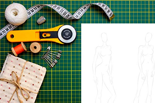 Fashion Sketchbook Figure Template: 430 Large Female Figure Template for Easily Sketching Your Fashion Design Styles and Building Your Portfolio