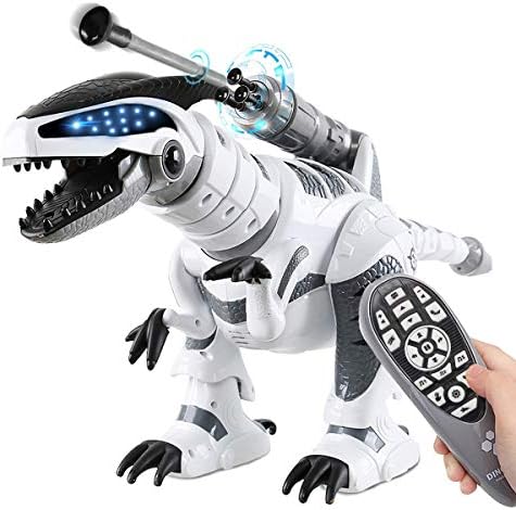 Fistone RC Robot Dinosaur Intelligent Interactive Smart Toy Electronic Remote Controller Robot Walking Dancing Singing with Fight Mode Toys for Kids