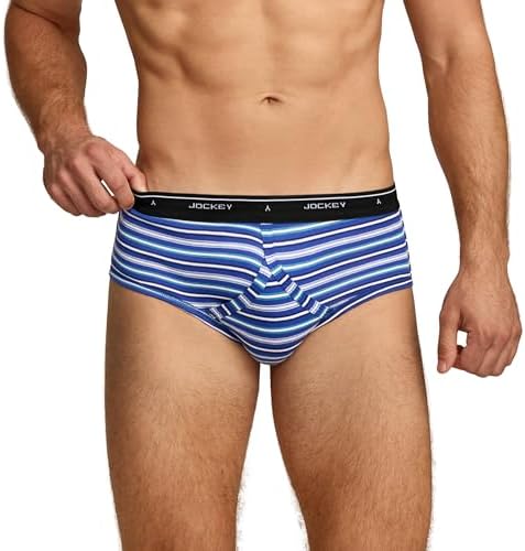 Jockey Classic Low Rise Brief- 3 Pack - 100% Cotton Underwear for Men