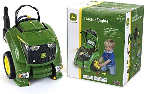 Klein John Deere Engine - Tractor Toy Set with 56 Repair Parts