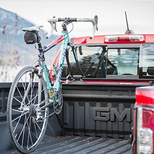Swagman Patrol Pickup Truck Bike Rack – Adjustable Fork Mount Carrier for QR & Thru-Axle Bikes