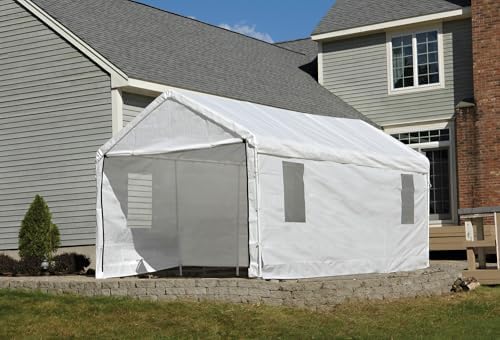 ShelterLogic MaxAP Clearview Enclosure Kit with Windows, 10 x 20 ft. (Frame and Canopy Sold Separately)