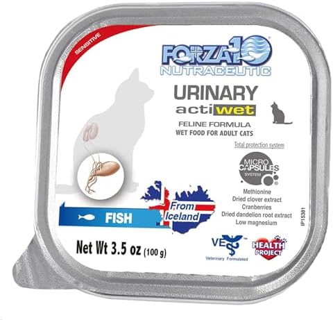 Forza10 Urinary Wet Cat Food for Adult Cats - 3.5 oz, 32 Pack - Salmon | Actiwet Urinary Tract Support for Adult Cats - Vet-Formulated