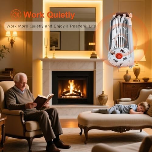 Replacement Fireplace Blower Kit for Heatilator, Majestic, Lennox, Temco Fireplace