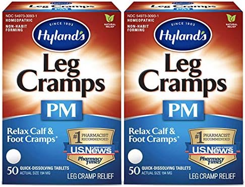 Hyland's Leg Cramps PM Tablets 50 ea 50 Count (Pack of 2)
