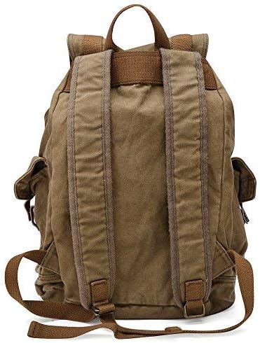 GOOTIUM 21101AMG Specially High Density Thick Canvas Backpack Rucksack, Field Tan, Large