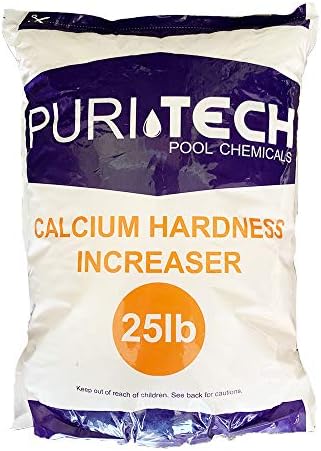 Puri Tech Pool Chemicals Calcium Hardness Increaser Plus – Increases Calcium Hardness Levels & Helps Prevent Corrosion and Staining - 94% Calcium Chloride– 25 lb