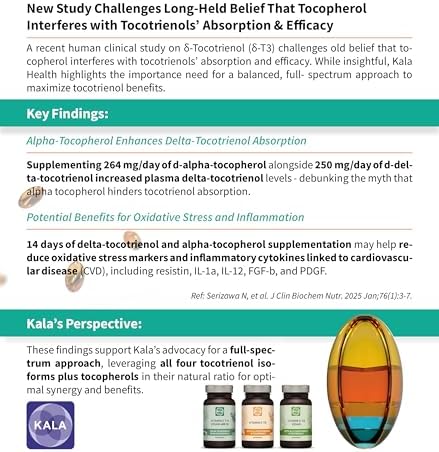 Unique Vegan Formula with All 8 Tocopherols and Tocotrienols Vitamin E – Contains no PAH’s, Heavy Metals