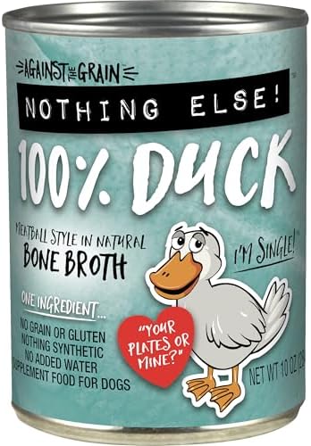 Against The Grain Nothing Else! 100% Duck Dog Food – 12 Count
