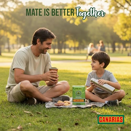 Canarias Serena Yerba Mate Herbal Ground Leaf Tea 1kg 2.2Lbs | Uruguayan yerba mate blends with melissa